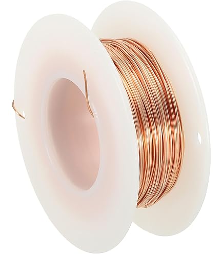 Fil De Cuivre Demi-dur 99,9% Pur - Bobine De 6m - 20 Gauge (0,8x0,4mm) - Pour Bijoux Et électroculture