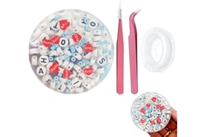 fufupaw Picky Pad, Picky Pads, Buchstabe Perle Peeling Spielzeug, Plstod Picky Pad Fidget Toys, Skin Picking Fidget Toys, Carbs Picky Party Pad Fidget(Weißer)