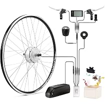SEASON 28''(700C) E-Bike Umbausatz 36V 250W Brushless Getriebe Vorderrad Nabenmotor, für Vorderrad, mit LCD Display, Pedalsensor Sport & Freizeit