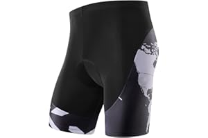 NOOYME Cullote Ciclismo Hombres con 4D Gel Acolchado Pantalones Cortos Ciclismo Pantalon Mountain Bike Ropa Ciclismo Hombre Ropa de Ciclismo MTB