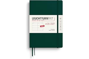 LEUCHTTURM1917 Veckokalender 2027 medium (A5) – engelska