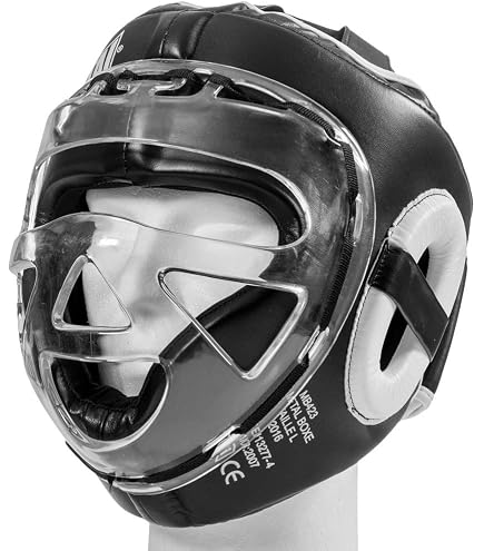 Casque de Boxe - Casque Boxe avec Barre, Grille et Pomette