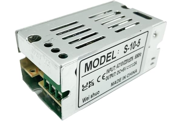 LianShi 5V 2A 10w Transformateur stabilisateur de tension d'alimentation à découpage avec protection contre les courts-circuits AC220V à DC5V Pour l'automatisation industrielle, Lumières LED