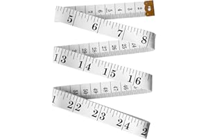 Realm Double Sided Tape Measure, Suitable For Body Measuring, Sewing/Tailors Tape, Inches & CM's, 150cm / 60 inches (1)