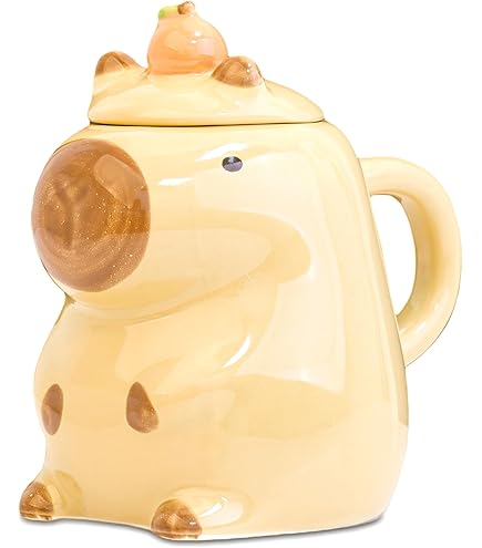 Vixar Tazza In Ceramica 325 Ml Con Topi E Roditori – Rosa, Adatta A Microonde E Lavastoviglie