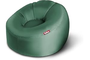 Fatboy® Lamzac O jungle green | Poltrona ad aria jungle green | Divano/Sacca/Letto gonfiabile portatile | 110 x 103 x 62 cm