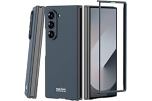 TINGYR Etui do Samsung Galaxy Z Fold 6, [odporne na upadki, odporne na zarysowania, odciski palców] smukła pełna ochrona, etui do Samsung Galaxy Z Fold 6. (ciemnozielone)