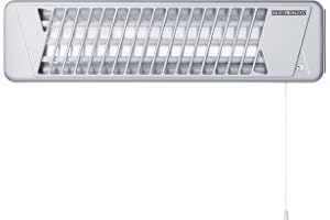 STIEBEL ELTRON 229339 kvartsvärmare IW 120 för cirka 10 kvm, metall, tre uppvärmningssteg, omedelbart behaglig strålad värme