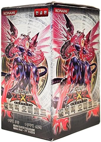 Yu-Gi-Oh! Konami Yugioh Card ZEXAL Booster Pack Box TCG OCG 200 Cards Galactic Overlord Korea Version