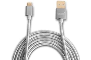 BigBuild Technology SILBER 1-Meter Gold-USB-Kabel für Garmin Montana 700/700i, Montana 750, nuLink 1695, nuLink 2340 CE, nuLink 2390 Handgehaltenes GPS-Gerät
