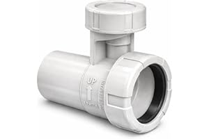 Válvula de Aireación Intercambiable 1 1/4 x 32 Elimina Malos Olores y Gorgoteo en Desagües – Fácil Instalación para Lavabo, Fregadero y Bote Sifónico Fluvia