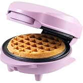 Bestron Mini Waffle Maker, Snowman Waffle Maker with Non-Stick Coating for Children's Birthday Parties, Family Celebrations,
