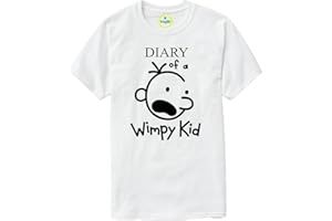 GENERIC Kid DiaryT Shirt World Book Day 2025 Wimpy Childrens School Funny Gift Tee
