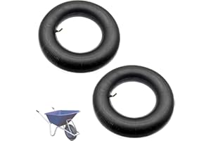 VVHFXD 4.10/3.50-6 koło do taczki, 2 sztuki dętki do koła taczki, opony do taczki, wąż zapasowy do koła pneumatycznego, wąż wewnętrzny do przesuwanego wózka, do ogrodu, wózka, taczki, wózka ręcznego