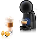 Krups Piccolo XS KP1A3B - Cafetera cápsulas Nestlé Dolce Gusto de 15 bares  de presión y 1500 W potencia con depósito de 0.8 L, monodosis multibebidas  frías y calientes, manual, compacta, Negro