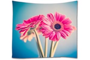 A.Monamour Tapisserie Murale Vintage Rose Fleurs Floral Fond Nature Art Décors Impression Tissu Tenture Murale Tapisserie Rideaux Nappe Couvre-Lit Serviette De Plage 180X200Cm