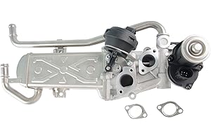 Globalautoparts Vanne EGR avec refroidisseur pour A1,A3,(5J),IBIZA V 1.2 TDI,1.6 TDI, OE: 03L131512AN 03L131512AS 03L131512BK 03L131512BH 03L131512CE 03L131512CG 03L131512M 03L131512DP 11725504