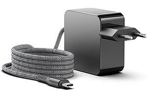 HKY Caricatore USB C 65W per DJI Avata, Neo drone, DJI Mini 4K, Mini 3 Pro, Mavic 3 Pro Cine, Mavic 3 Classic, Air 3 Fly, RC 2, Avata 2, Goggles 2, Osmo OM6/OM5 Pocket 3 Type C Alimentatore Adattatore