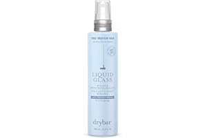 Drybar Liquid Glass Miracle Smoothing Sealant | Long-Lasting Frizz Control & Salon-Quality Glossy Finish | Heat-Activated Spray | Lightweight Heat Protectant Up to 232°C