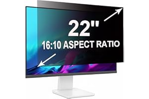 ‎RUORD ruord Sichtschutzfolie für 22 Zoll 16:10 (47.4x29.7cm) Monitor - Blaulichtfilter & Blendschutz, Abnehmbar Blickschutzfolie | PC Blickschutzfilter für Büro