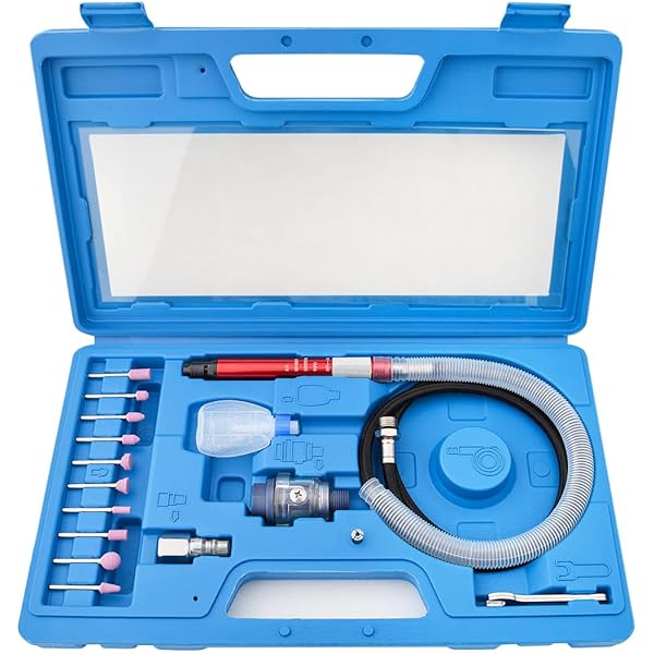 17-Piece Air Micro Grinder Kit – Pneumatic Engraving Pen & Polishing Tool For Jewelry, Metal, Wood & Crafts