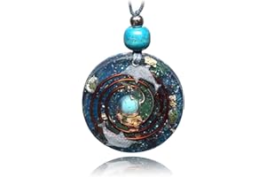 ORGONISE AFRICA Colgante grande Orgonita con turquesa