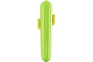 Peticularz® Ponceuse à ongles rechargeable en forme de cactus verte pour animaux de compagnie, entretien confortable des griffes et sécurité pour chiens et chats – Câble de charge inclus