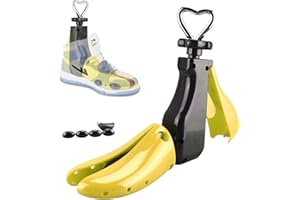 Bocguy Allarga Scarpe Uomo & Donna, 4 Vie Tendiscarpe Aumenta da 0,5 a 1 Taglia, Tendi Scarpe con Lunghezza e Larghezza Regolabili, Forma per Uomo & Donna