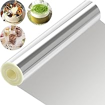 Rotolo Acetato Per Torte 25 Cm X 10 M - Collare Per Decorazione Torte Mousse E Dolci - Trasparente E Alimentare - Foto 6