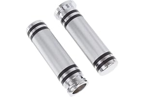 HDBUBALUS Motorcycle 1" Hand Grips 25mm Handlebar Grips Universal Fit for Harley Sportster Touring Dyna Softail Custom 1 Pair
