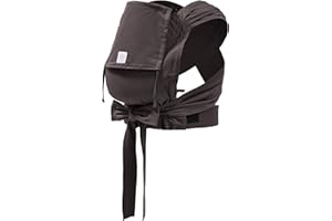 Stokke Limas Babytrage, Espresso Brown - Half-Buckle Babytrage für Neugeborene - Ergonomisch und anpassbar - Drei Tragepositionen - Ab Geburt bis 15 kg