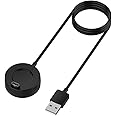 T Tersely Charging Cable Clip Dock Charger Stand for Garmin Vivoactive 4/3, 1M Cord for Garmin Venu 2 2s Instinct Fenix 7 7S 7X 6 6S 6X/5 5S 5X/Forerunner 265 265S 965 55 158 935 945 LTE/Approach S60