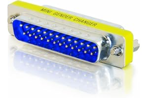 Cables To Go C2G Adaptador DB25 Macho a DB25 Macho a DB25, Adaptador Mini DB25, 81518, M/M-Mini