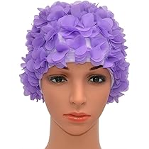 Cuffia Da Nuoto Donna Con Fiori - Stile Retro, Per Piscina E Spiaggia - Foto 7