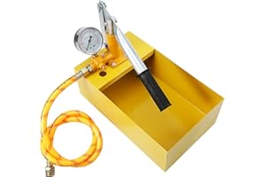 Dyna-Living Test Pump for Water Pipe Line Installation - Heating System Water Leakage Pressure Tester (Yellow)