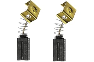 BRICOAMIGO – Escobillas de carbon compatibles con BLACK & DECKER CD115, CD110, AST5, CD105, KG915, KG725, KG115, KG900 - (6.5x8x12.5)