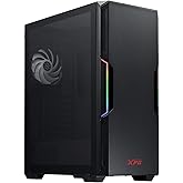 ADATA XPG POWERFUL Medium Computer Case, ATX/Micro ATX, Mini-ITX, Compact Size, Tempered Glass Side Panel, Connect I/O USB 3.0