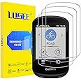 LUSEE 3 Pezzi Vetro Temperato per Garmin Edge 830 / Garmin Edge 530 Pellicola Protettiva [Durezza a 9H] [Chiaro HD] Anti Graf