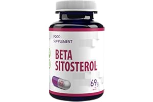 Hepatica Beta-Sitosterol 400mg - 120 Hochdosierte Vegane Kapseln, Unterstützt Prostata, Herz & Cholesterinspiegel, Gluten & Gentechnikfrei | GMP-Zertifiziert & Laborgeprüft