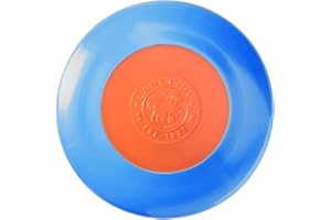 Planet Dog Orbee-Tuff Zoom Flyer - Apportierspielzeug für Hunde - Frisbee - Blau & Orange, L