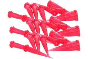 Utoolmart Ago di riempimento conico a punta smussata industriale 25ga rosso 250 pezzi