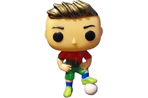 VALNIGHT Cristiano Ronaldo Figurine de football T-shirt du Real Madrid, Portugal, Manchester United, Al-NASSR) Cadeau pour enfants et adultes (Portugal)
