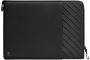tomtoc Voyage-A10 Housse d'ordinateur portable pour Nouveau 13 Pouces MacBook Air M4/M3/M2/M1 (2025-2018) A3240 A3113 A2681 A2337, 13 Pouces MacBook Pro M2/M1, Premium Minimal Slim Sacoche pour Laptop