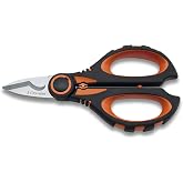 3 Claveles 6.3" Multi-Function Electrician Scissors with Heavy Duty Professional Wire Stripper