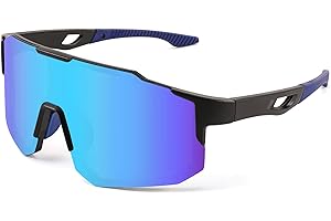‎FEISEDY FEISEDY Sport Sonnenbrille Herren Damen Fahrradbrille Radbrille Verspiegelt Sportbrille für MTB Rennrad Radfahren Biking Laufen Enduro mit UV400 Schutz B2388