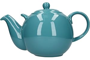 London Pottery Théière extra large avec passoire, turquoise, 10 tasses (3 litres)