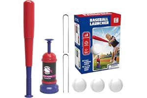 Baseball Training Mini Tee Pop-per, Lätt Att Bära, 8x24,3 Cm, Batting Machine, Pop Tee Baseball, Robust ABS-material, För Pojkar Ungdom Utomhus Bakgård Inomhus Födelsedagsfest