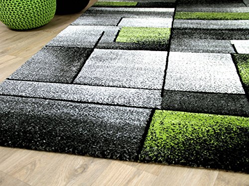 Designer Teppich Brilliant Grau Grün Fantasy in 5 Größen - 2