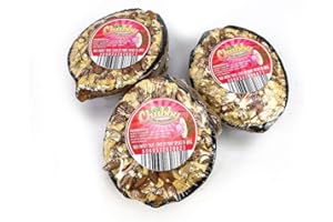 CHUBBY PET PRODUCTS 10 x Chubby Wild Bird Food Half Filled Coconuts - Topped with Peanuts