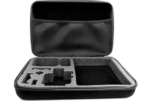 MyGadget Transporttasche kompatibel mit GoPro Hero 10 9 8 7 Xiaomi Yi – Aufbewahrungstasche für Action-Kamera & Zubehör – tragbare Tasche, Größe L